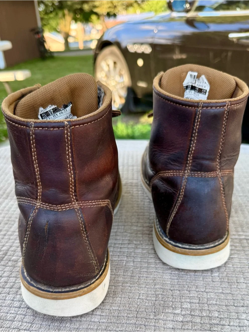 📣Carhartt Moc Toe Waterproof Wedge Work Boots